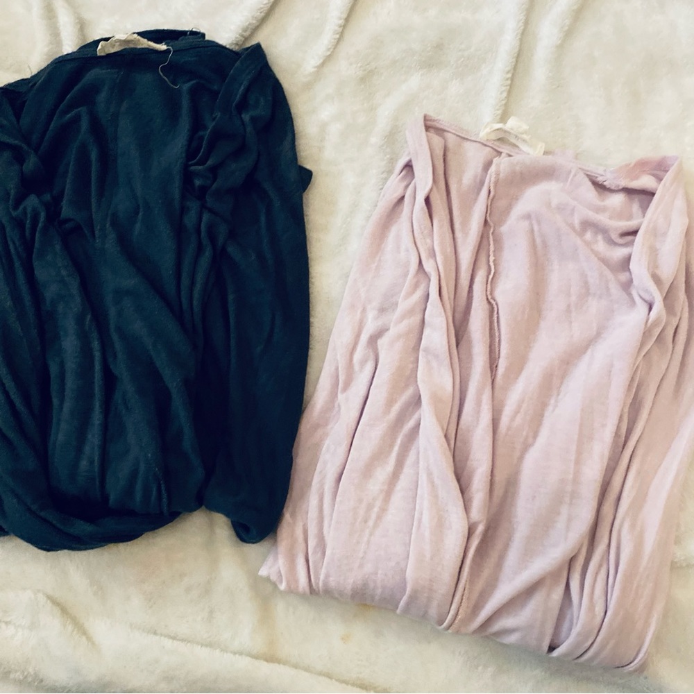 Painted Threads Lightweight Cardigans Black & Lig… - image 2